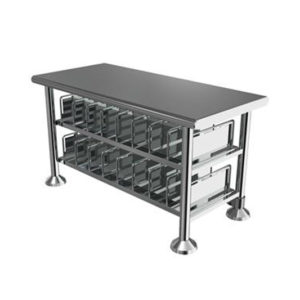 ספסל עם אחסון ערדליים