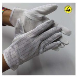 כפפת בד א"ס פוליאסטר מחוספסת ESD GL-3003
