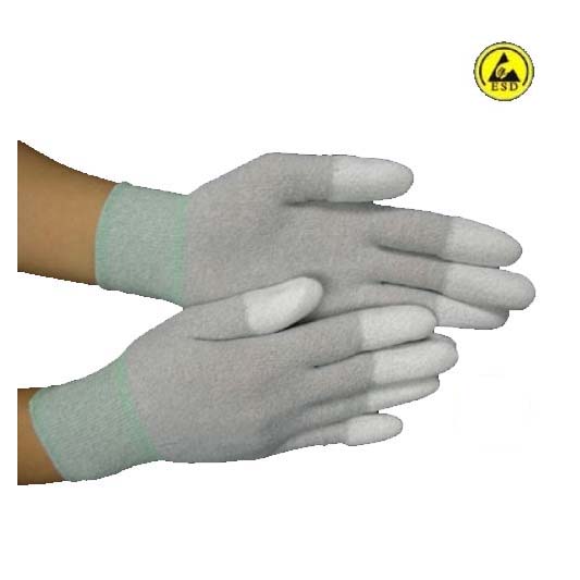 כפפת בד א"ס ESD PU TOP FIT