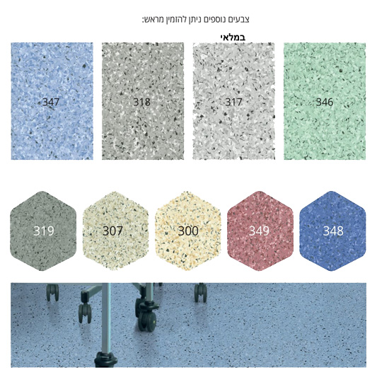 אריחי TARKETT אנטי סטטי מוליך