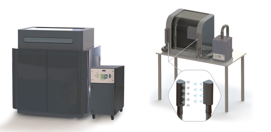 מערכת שאיבה למדפסת תלת מימד