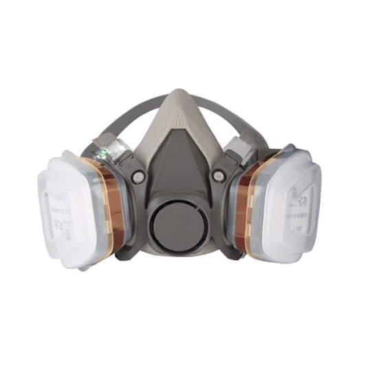 מסכה חצי פנים לשימוש חוזר מסיליקון למחצה