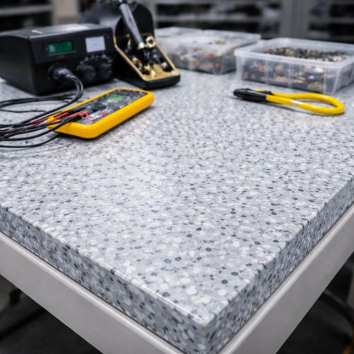 משטח עבודה פי וי סי