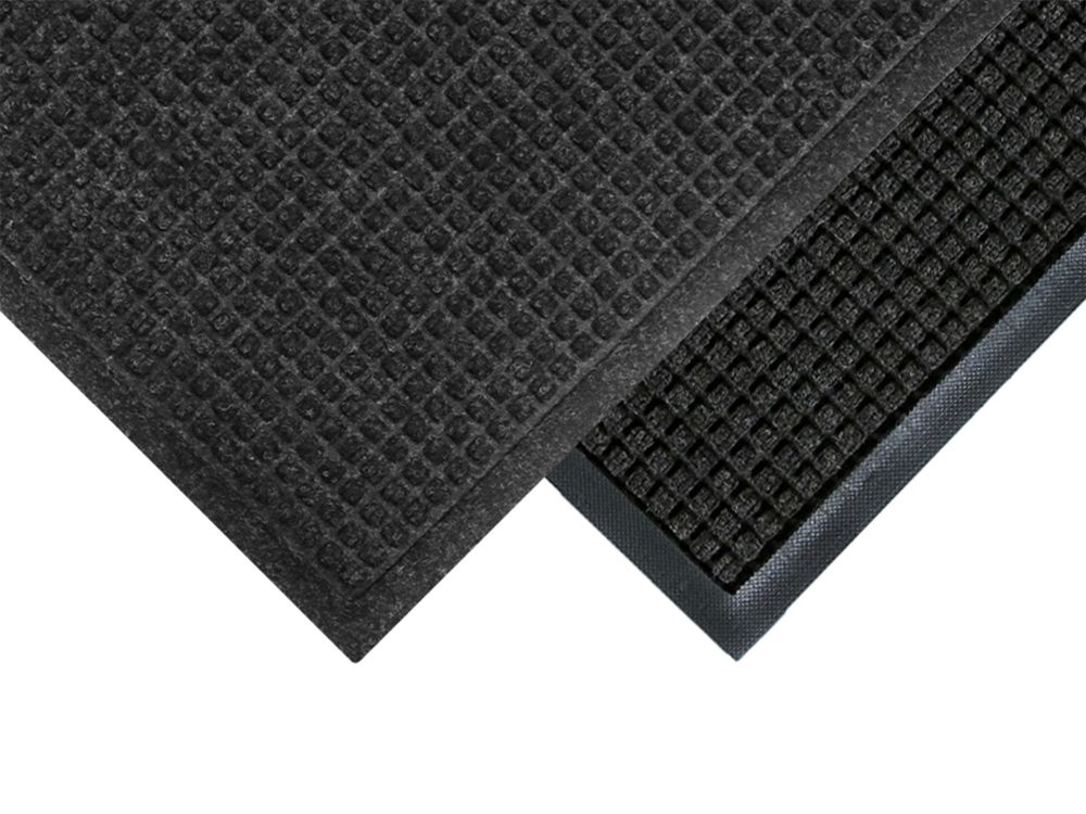 שטיח כניסה פחם עם גומי