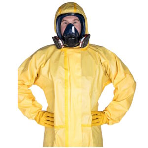 סרבל כימי צהוב